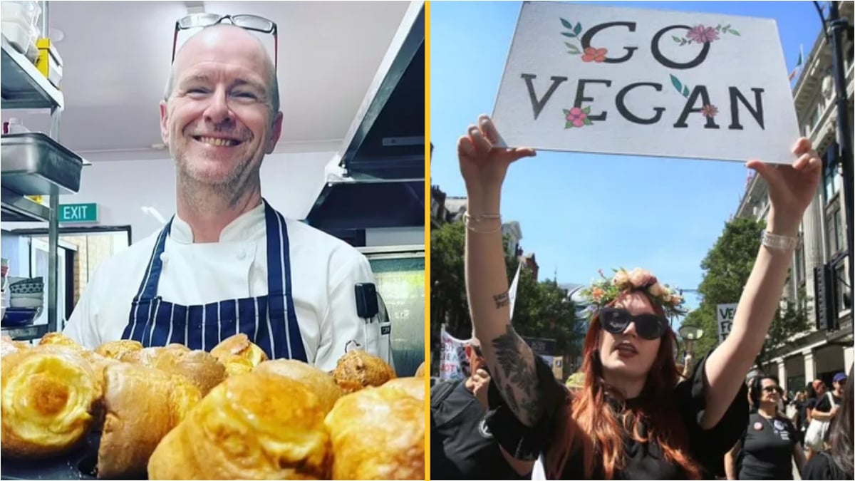 Celeb chef who banned vegans from restaurant reveals his girlfriend ...
