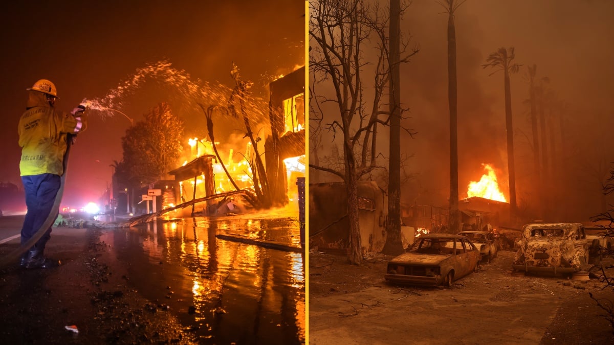 Man arrested on suspicion of starting LA wildfire that has burned over ...